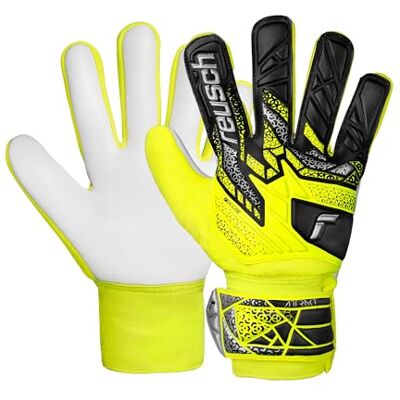 Reusch Attrakt Starter Solid Junior Guantes de Portero para niños y niñas, adecuados para Todas Las Condiciones climáticas y Superficies de Campo de Juego Reusch Attrakt Starter Solid Junior Guantes de Portero para niños y niñas, adecuados para Todas Las Condiciones climáticas y Superficies de Campo de Juego