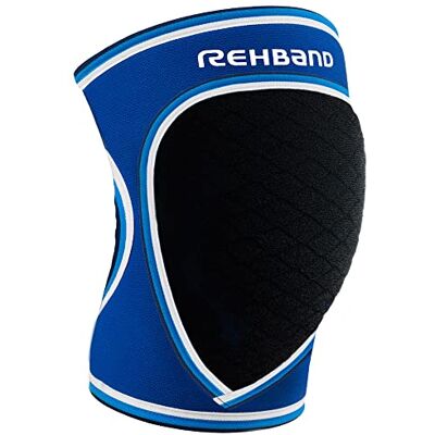 Rehband Rodilleras para Balonmano, Voleibol y Deportes de Sala, Rodilleras de Neopreno cómodas y de ajuste ceñido, Protector de Rodilla Deportivo para Mujeres y Hombres, Color:Azul, Talla:XS Rehband Rodilleras para Balonmano, Voleibol y Deportes de Sala, Rodilleras de Neopreno cómodas y de ajuste ceñido, Protector de Rodilla Deportivo para Mujeres y Hombres, Color:Azul, Talla:XS