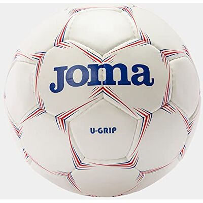 Joma Balón u-Grip, Talla B3, Color Blanco Rojo Joma Balón u-Grip, Talla B3, Color Blanco Rojo