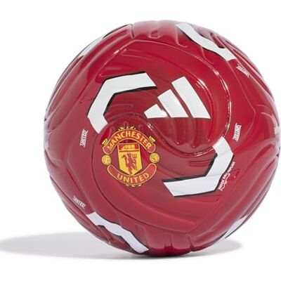 Adidas Unisex Adulto Manchester United Home Mini Recreation Ball, MUFC Red/White, 1 Adidas Unisex Adulto Manchester United Home Mini Recreation Ball, MUFC Red/White, 1