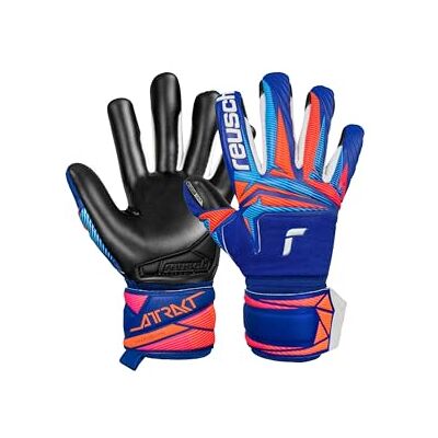 Reusch Guantes de Portero para niños y jóvenes, Agarre fiable, Transpirables, para Entrenamiento y Juego, césped Natural, césped Artificial y Campo Duro, Talla 4 – 8, Atracto Infinity Evolution NC Reusch Guantes de Portero para niños y jóvenes, Agarre fiable, Transpirables, para Entrenamiento y Juego, césped Natural, césped Artificial y Campo Duro, Talla 4 – 8, Atracto Infinity Evolution NC