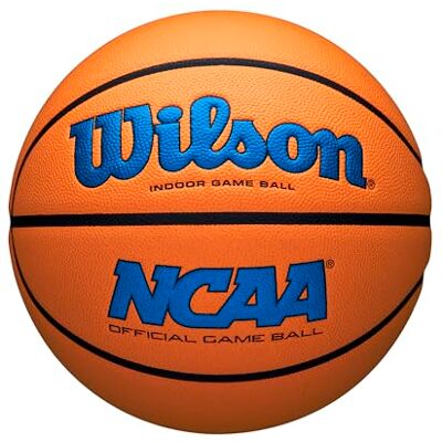Wilson Balón de Baloncesto Oficial para Juego en Interiores NCAA EVO NXT. Color Azul Rey/Naranja, tamaño 6, 72,4 cm. Wilson Balón de Baloncesto Oficial para Juego en Interiores NCAA EVO NXT. Color Azul Rey/Naranja, tamaño 6, 72,4 cm.