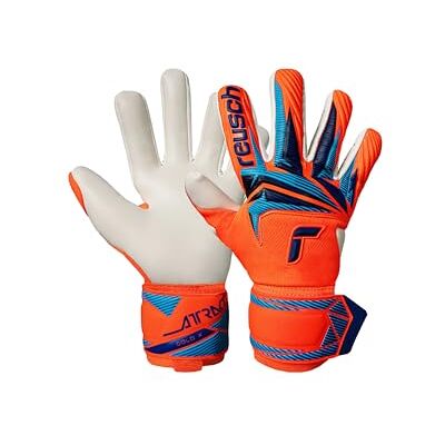 Reusch Guantes de Portero para Hombres Adultos Agarre Extra Fuerte, Corte Ajustado y Gran Estabilidad Transpirable para Entrenamiento y Partidos Attrakt Gold X NC Reusch Guantes de Portero para Hombres Adultos Agarre Extra Fuerte, Corte Ajustado y Gran Estabilidad Transpirable para Entrenamiento y Partidos Attrakt Gold X NC