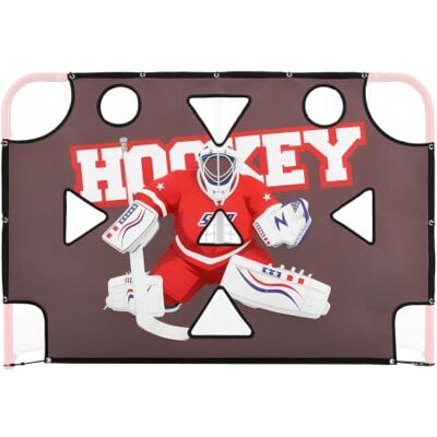VEVOR Diana de Práctica para Portería de Hockey Callejero con 11 Agujeros, Portátil, 182,9 x 121,9 cm, Resistente a Desgarros, Colocación Fácil, Rebote Potente, para Practicar la Precisión de Tiro VEVOR Diana de Práctica para Portería de Hockey Callejero con 11 Agujeros, Portátil, 182,9 x 121,9 cm, Resistente a Desgarros, Colocación Fácil, Rebote Potente, para Practicar la Precisión de Tiro