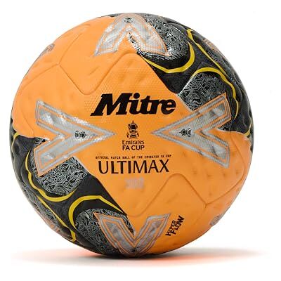 Mitre Ultimax Pro FA Cup Football Official Emirates FA Cup Match Ball Hyperfoam Power Cushioning Elite Performance Football Mitre Ultimax Pro FA Cup Football Official Emirates FA Cup Match Ball Hyperfoam Power Cushioning Elite Performance Football