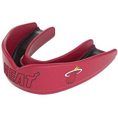 Shock Doctor shockdoctor Niños NBA Baloncesto Miami Heat Boca Protecciones, Rojo, Juvenil Shock Doctor shockdoctor Niños NBA Baloncesto Miami Heat Boca Protecciones, Rojo, Juvenil