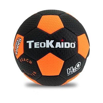 Teorema Giocattoli Teokaido Balón de fútbol para Playa, Talla 5, 320 g, PVC, 1,8 mm, Pelota de fútbol, tamaño 5, Ligera y Suave, para Playa y Tiempo Libre Teorema Giocattoli Teokaido Balón de fútbol para Playa, Talla 5, 320 g, PVC, 1,8 mm, Pelota de fútbol, tamaño 5, Ligera y Suave, para Playa y Tiempo Libre