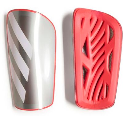 Adidas Unisex Adulto Tiro SHINGUARD League, Iron Met./Lucid Red/White/Zero Met., L Adidas Unisex Adulto Tiro SHINGUARD League, Iron Met./Lucid Red/White/Zero Met., L