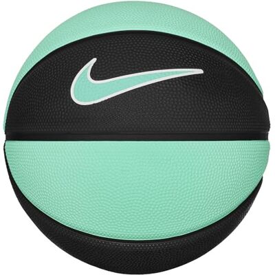 Nike Unisex Swoosh Skills Minibalón de Baloncesto Black/Black/White/Bleached Turq 3 Nike Unisex Swoosh Skills Minibalón de Baloncesto Black/Black/White/Bleached Turq 3