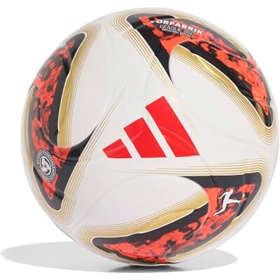 Adidas Unisex niños Bundesliga 26/27 Torfabrik League J350 Recreation Ball, White/Black/Solar Red, 4 Adidas Unisex niños Bundesliga 26/27 Torfabrik League J350 Recreation Ball, White/Black/Solar Red, 4