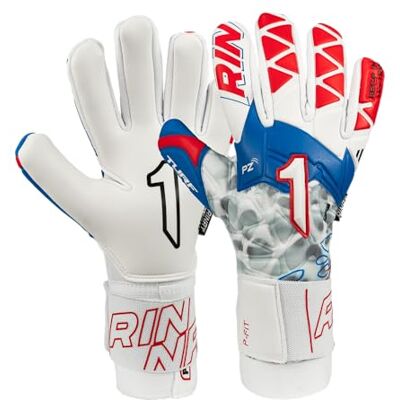 Rinat Guante de Portero Xtreme Guard Dominius Turf, Blanco/Rojo/Azul, Unisex Adulto Rinat Guante de Portero Xtreme Guard Dominius Turf, Blanco/Rojo/Azul, Unisex Adulto
