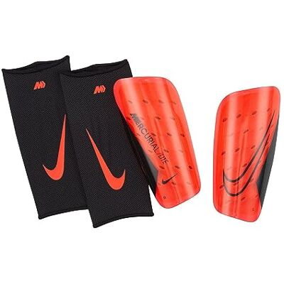 Nike Merc Lite Espinilleras Ligeras carmesí/Negro/Negro, XL Nike Merc Lite Espinilleras Ligeras carmesí/Negro/Negro, XL