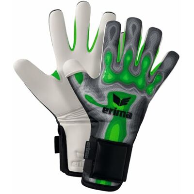 erima Flex-Ray Match Eco 2.0 Guante de Portero Adultos Unisex (7222407), Gris, 9 erima Flex-Ray Match Eco 2.0 Guante de Portero Adultos Unisex (7222407), Gris, 9