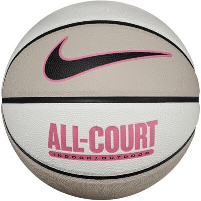 Nike Unisex Everyday All Court 8P Deflated Balón de Baloncesto Sail/Black/Peony/Black 7 Nike Unisex Everyday All Court 8P Deflated Balón de Baloncesto Sail/Black/Peony/Black 7