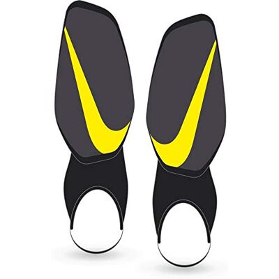 Nike Y NK CHRG GRD Shin Guards, Unisex niños, Anthracite/Black/OPTI Yellow, M Nike Y NK CHRG GRD Shin Guards, Unisex niños, Anthracite/Black/OPTI Yellow, M