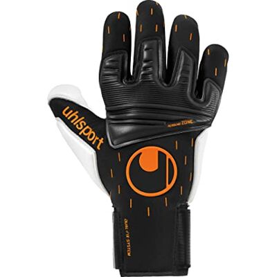 uhlsport Speed Contact ABSOLUTGRIP Reflex Guantes de Portero Fútbol Soccer Neopreno Maduro, Adolescente Negro/Blanco/Naranja Fluo Tamaño 9 uhlsport Speed Contact ABSOLUTGRIP Reflex Guantes de Portero Fútbol Soccer Neopreno Maduro, Adolescente Negro/Blanco/Naranja Fluo Tamaño 9