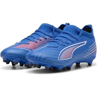 PUMA 6 Match FG/AG JR Tenis de fútbol, Color Azul y Blanco, Rojo Brillante, Talla 10 de Reino Unido, Ultra Blue White Glowing Red, 28 EU PUMA 6 Match FG/AG JR Tenis de fútbol, Color Azul y Blanco, Rojo Brillante, Talla 10 de Reino Unido, Ultra Blue White Glowing Red, 28 EU