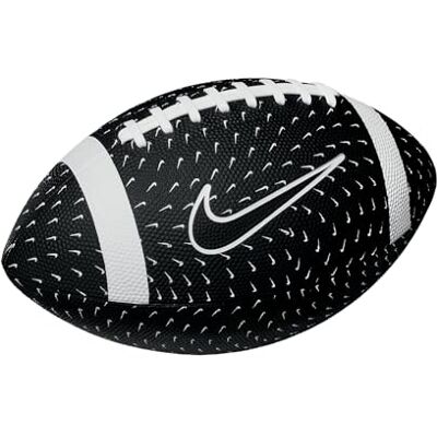 Nike Unisex Playground FB Official Deflated Balón de fútbol Americano Black/White 9 Nike Unisex Playground FB Official Deflated Balón de fútbol Americano Black/White 9
