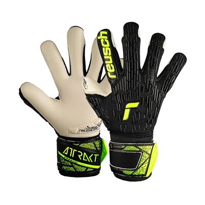 Reusch Attrakt Freegel Gold Finger Support Junior Guantes de Portero para niños con Corte Negativo Evolution y protección para los Dedos Reusch Attrakt Freegel Gold Finger Support Junior Guantes de Portero para niños con Corte Negativo Evolution y protección para los Dedos