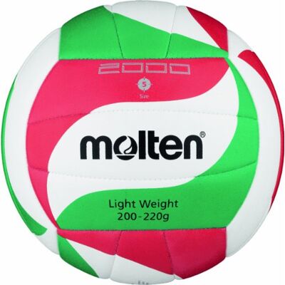 Molten VM2000 Balón de Voleibol White/Green/Red 5 Molten VM2000 Balón de Voleibol White/Green/Red 5
