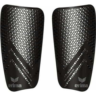 erima Espinilleras EVO Flex Superlite (7212401) Adultos Unisex, Negro/Plata, M erima Espinilleras EVO Flex Superlite (7212401) Adultos Unisex, Negro/Plata, M