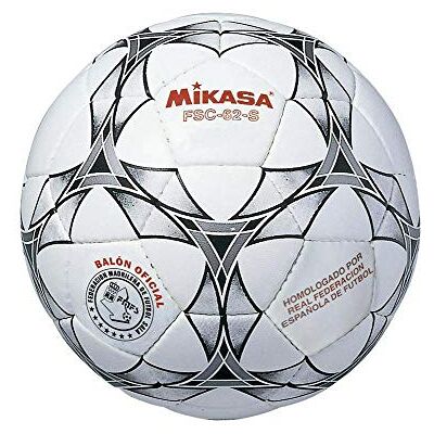 MIKASA FSC62S Balón de fútbol Sala, Talla 4, Color Blanco/Negro MIKASA FSC62S Balón de fútbol Sala, Talla 4, Color Blanco/Negro