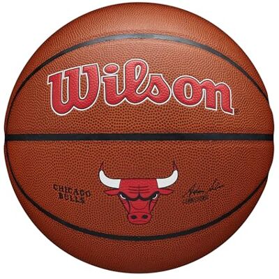 Wilson Balón NBA Team Alliance, con Superficie de Sensación Pura y Tecnología de Doble Profundidad, con Estabilidad de Aire Mejorada, Color: Marrón, Talla: 7 Wilson Balón NBA Team Alliance, con Superficie de Sensación Pura y Tecnología de Doble Profundidad, con Estabilidad de Aire Mejorada, Color: Marrón, Talla: 7