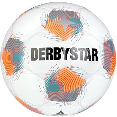Derbystar FB-STRATOS TT DB - blanco/naranja/azul - balón de entrenamiento Derbystar FB-STRATOS TT DB - blanco/naranja/azul - balón de entrenamiento
