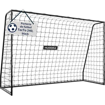 Hudora Portería de fútbol TecTo – Portería Outdoor con rápido Sistema Montaje de Clic – con fijación Adicional de Red – anticorrosión – Montaje rápido, Ideal para Entrenamiento, Juegos y Ocio Hudora Portería de fútbol TecTo – Portería Outdoor con rápido Sistema Montaje de Clic – con fijación Adicional de Red – anticorrosión – Montaje rápido, Ideal para Entrenamiento, Juegos y Ocio