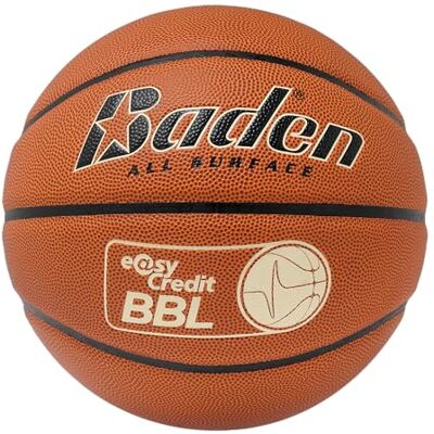 Baden Crossover easyCredit BBL Balón de Baloncesto para Todas Las Superficies Balón de Entrenamiento y Pelota de Juego, Naranja, 7 Baden Crossover easyCredit BBL Balón de Baloncesto para Todas Las Superficies Balón de Entrenamiento y Pelota de Juego, Naranja, 7