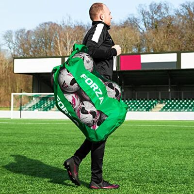 FORZA Bolsa para Balones Premier Saco de Malla para Pelotas con Cierre de Cordel – Ideal para Fútbol, Voleibol, Baloncesto Y Balonmano 12 Bolas FORZA Bolsa para Balones Premier Saco de Malla para Pelotas con Cierre de Cordel – Ideal para Fútbol, Voleibol, Baloncesto Y Balonmano 12 Bolas