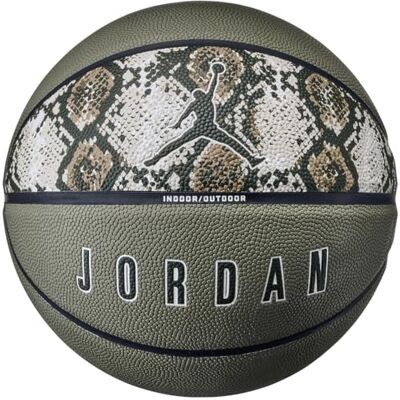 Nike Unisex Jordan Ultimate 2.0 8P Graphic Deflated Balón de Baloncesto Medium Olive/Black/Sail/Sequoia 7 Nike Unisex Jordan Ultimate 2.0 8P Graphic Deflated Balón de Baloncesto Medium Olive/Black/Sail/Sequoia 7
