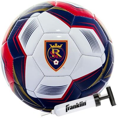 Franklin Sports MLS Real Salt Lake Balón de fútbol – Tamaño Oficial 5 – Funda Suave Resistente a la abrasión – Tamaño Oficial y Peso – Bomba de Aire incluida Franklin Sports MLS Real Salt Lake Balón de fútbol – Tamaño Oficial 5 – Funda Suave Resistente a la abrasión – Tamaño Oficial y Peso – Bomba de Aire incluida