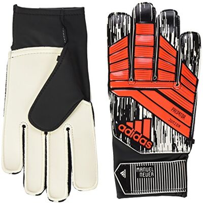 Adidas Pre Junior MN Guantes de Portero, Unisex niños, Rojo (Rojsol/Negro), 10 Adidas Pre Junior MN Guantes de Portero, Unisex niños, Rojo (Rojsol/Negro), 10