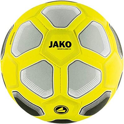 JAKO Indoor Classico 3.0 Balón de Interior (4), Color Amarillo/Negro y Gris JAKO Indoor Classico 3.0 Balón de Interior (4), Color Amarillo/Negro y Gris