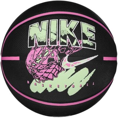 Nike Unisex Everyday Playground 8P Graphic Deflated Balón de Baloncesto Black/Playful Pink/White/Barely Volt 5 Nike Unisex Everyday Playground 8P Graphic Deflated Balón de Baloncesto Black/Playful Pink/White/Barely Volt 5