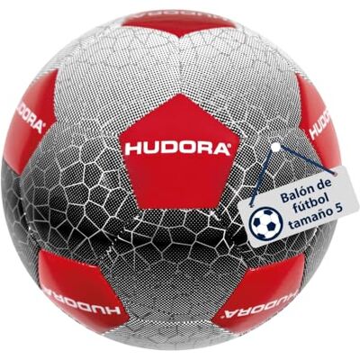 Hudora Balón de fútbol Talla 5 – Balón de Entrenamiento y Ocio Robusto para niños y Adultos – Tacto Agradable, Forma Estable y Buen Rebote – para Ocio, jardín y cancha – Desinflado Hudora Balón de fútbol Talla 5 – Balón de Entrenamiento y Ocio Robusto para niños y Adultos – Tacto Agradable, Forma Estable y Buen Rebote – para Ocio, jardín y cancha – Desinflado