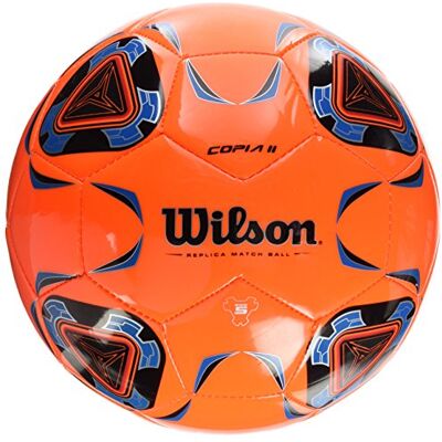 Wilson Copia II Pelota de Fútbol, Unisex Adulto, Orange/Blue, Talla Única Wilson Copia II Pelota de Fútbol, Unisex Adulto, Orange/Blue, Talla Única