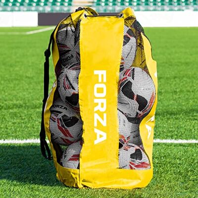 FORZA Bolsa para Balones Premier Saco de Malla para Pelotas con Cierre de Cordel – Ideal para Fútbol, Voleibol, Baloncesto Y Balonmano 12 Bolas FORZA Bolsa para Balones Premier Saco de Malla para Pelotas con Cierre de Cordel – Ideal para Fútbol, Voleibol, Baloncesto Y Balonmano 12 Bolas