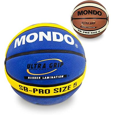 Mondo Sport Balón de Baloncesto BASKET PRO 5 Profesional Producto Oficial Talla 5 470/500 g Mondo Sport Balón de Baloncesto BASKET PRO 5 Profesional Producto Oficial Talla 5 470/500 g