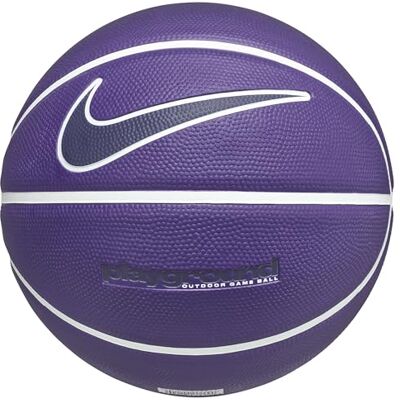 Nike Unisex Everyday Playground 8P Graphic Deflated Balón de Baloncesto Field Purple/White/White/Purple Ink 7 Nike Unisex Everyday Playground 8P Graphic Deflated Balón de Baloncesto Field Purple/White/White/Purple Ink 7