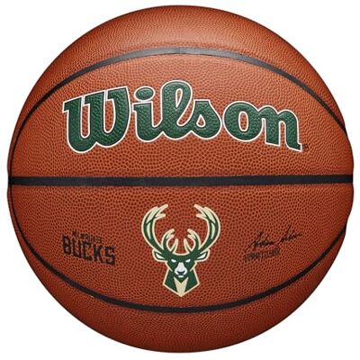 Wilson Balón NBA Team Alliance, con Superficie de Sensación Pura y Tecnología de Doble Profundidad, con Estabilidad de Aire Mejorada, Color: Marrón, Talla: 7 Wilson Balón NBA Team Alliance, con Superficie de Sensación Pura y Tecnología de Doble Profundidad, con Estabilidad de Aire Mejorada, Color: Marrón, Talla: 7