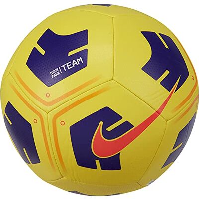 Nike Park Team Ball, Fútbol Unisex Adulto, Amarillo/violeta/brillante, 3 Nike Park Team Ball, Fútbol Unisex Adulto, Amarillo/violeta/brillante, 3