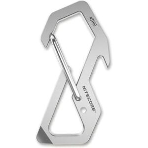 Nitecore Unisex – Adultos NHS10 Mosquetón Plata 4,9 cm Nitecore Unisex – Adultos NHS10 Mosquetón Plata 4,9 cm