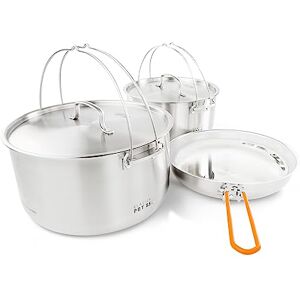 GSI Outdoors Glacier Stainless Troop Kit de Cocina, Multicolor GSI Outdoors Glacier Stainless Troop Kit de Cocina, Multicolor