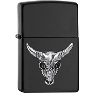 Zippo Emblem Metal Negro Mate - Mechero a Prueba de Viento Zippo Emblem Metal Negro Mate - Mechero a Prueba de Viento