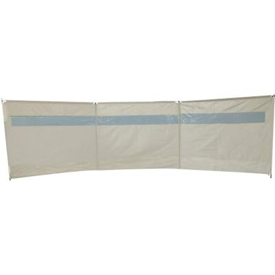 Bo-Camp Urban Outdoor Collection Cortaviento Pimlico con Ventana Beige Bo-Camp Urban Outdoor Collection Cortaviento Pimlico con Ventana Beige
