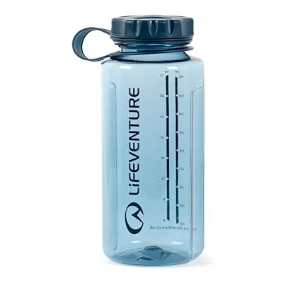 Lifeventure Botella Tritan de 1 litro para senderismo, acampada, deportes al aire libre, fabricada con material sin BPA, a prueba de fugas, tapa de rosca, con medidas de volumen laterales Lifeventure Botella Tritan de 1 litro para senderismo, acampada, deportes al aire libre, fabricada con material sin BPA, a prueba de fugas, tapa de rosca, con medidas de volumen laterales