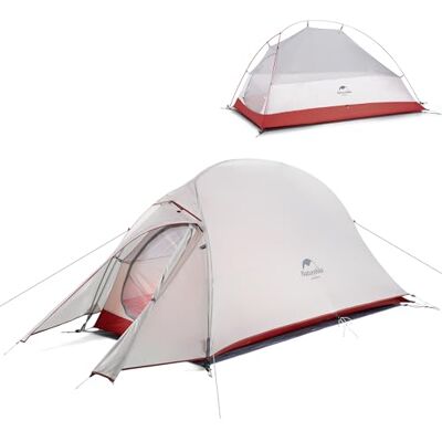 Naturehike Cloud-up Ultraligero 1 Persona Tienda de campaña Impermeable Doble Capa Camping Tienda de campaña (20D Gris Actualizar) Naturehike Cloud-up Ultraligero 1 Persona Tienda de campaña Impermeable Doble Capa Camping Tienda de campaña (20D Gris Actualizar)