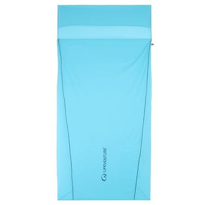 Lifeventure Coolmax Saco de Dormir para Viajes Tropicales, Ligero y Transpirable, tratado con tecnología Polygiene y protección contra Insectos, Forma Rectangular Lifeventure Coolmax Saco de Dormir para Viajes Tropicales, Ligero y Transpirable, tratado con tecnología Polygiene y protección contra Insectos, Forma Rectangular